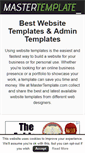 Mobile Screenshot of mastertemplate.com