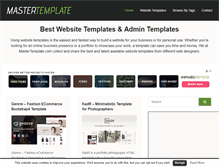 Tablet Screenshot of mastertemplate.com